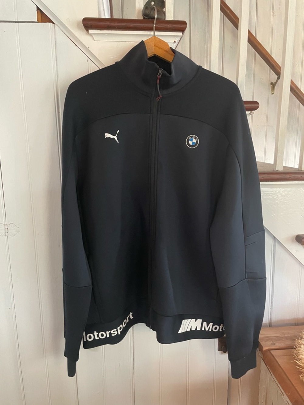 Puma x BMW Motorsport Men's Black Zip Jacket